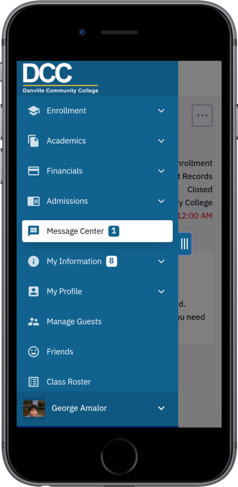 Message Center